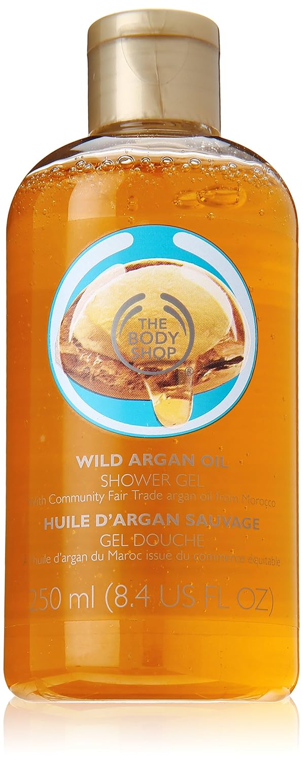 body shop argan oil shower gel review