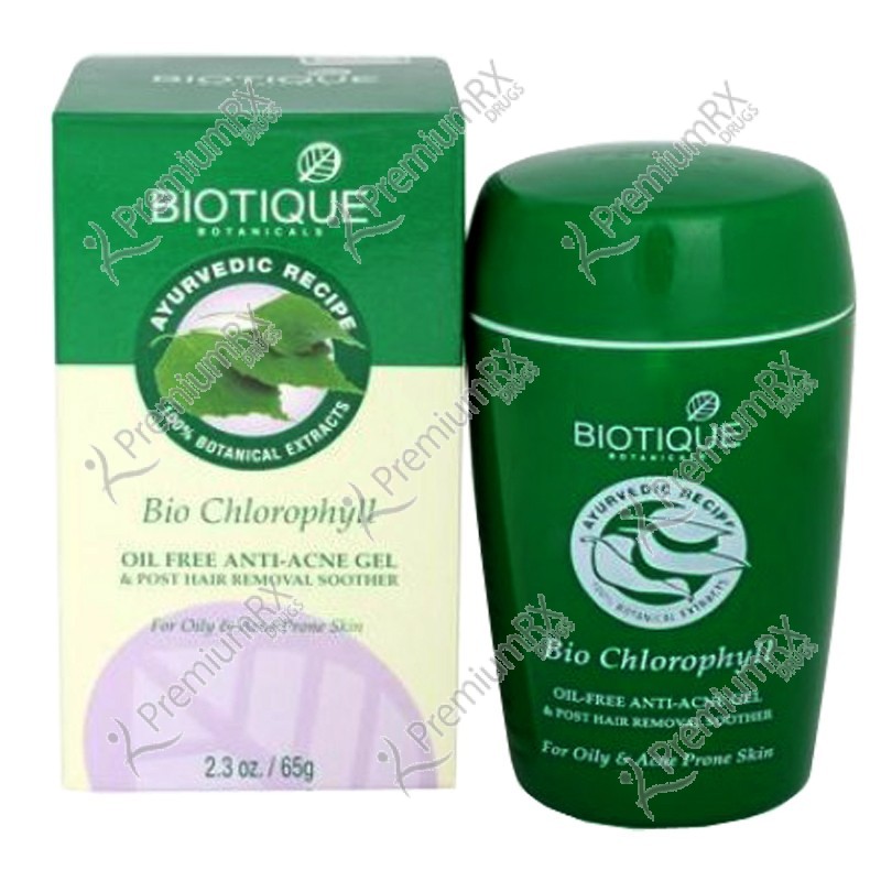 biotique chlorophyll anti acne gel review