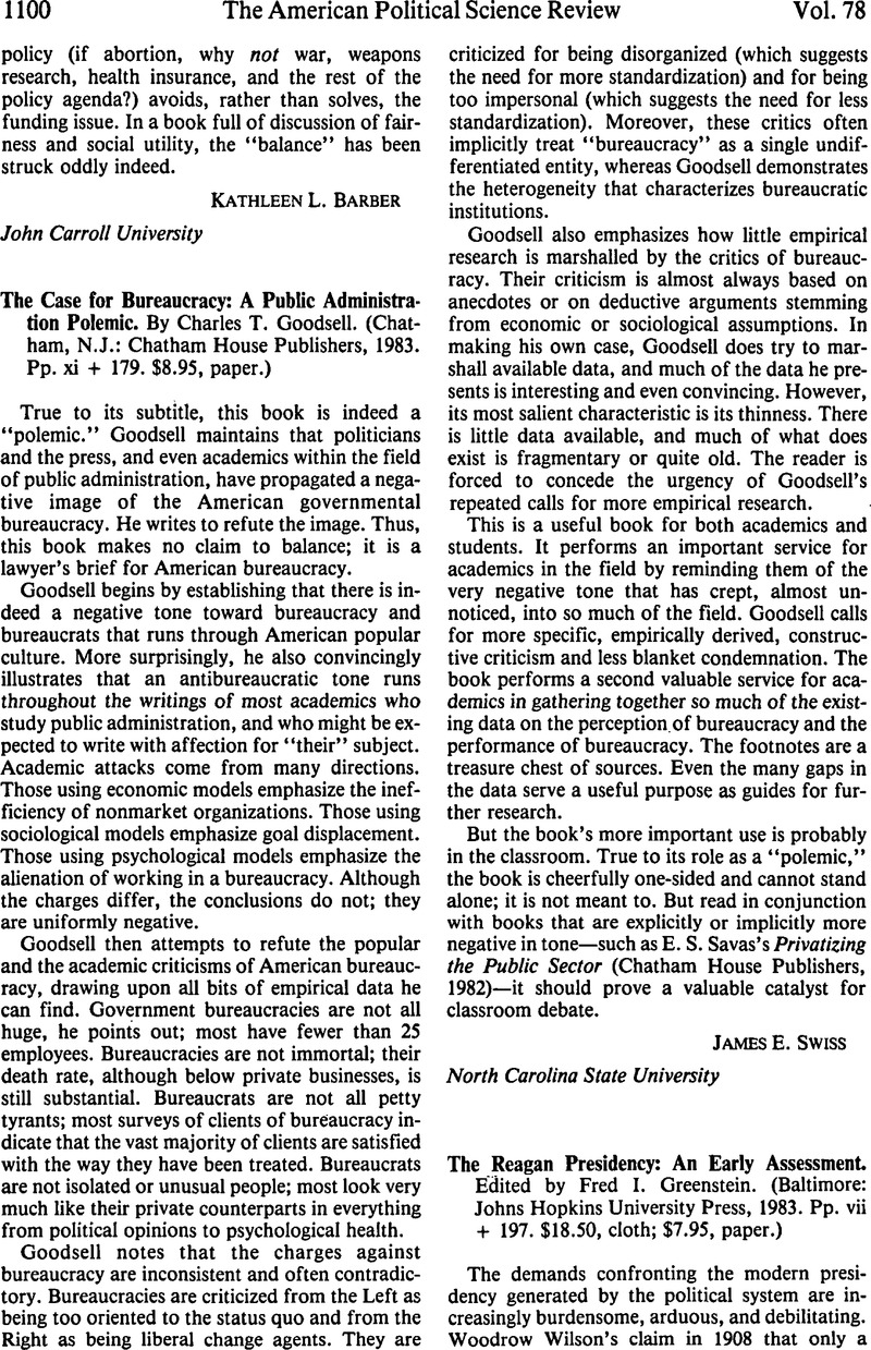 american political science review citation